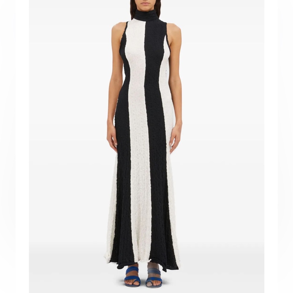 MSGM Striped Maxi Dress